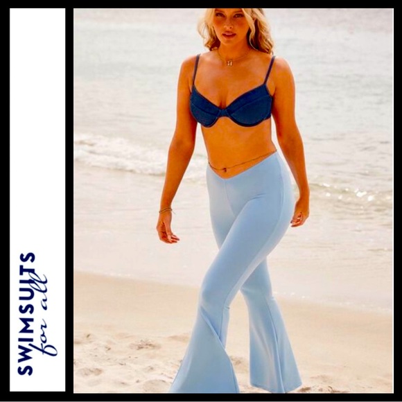 NWT Swimsuits for All x Camille Kostek Flare Pants - Picture 3 of 7